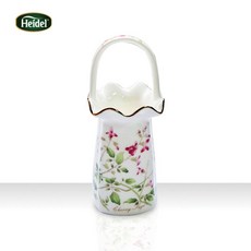 하이델 울트라 본 차이나 도자기꽂이 (소 미니) 손잡이 치실통 요지통 이쑤시개통 티포크통, 1개, 핸들 도자기꽂이(소)