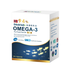 倍鮮 Omega-3高濃度魚油 (30粒/盒) 94%高濃度深海魚油, 1個, 30顆