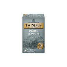 Twinings 트와이닝스 프린스 오브 웨일즈 블랙티 티백 20개입, 20개