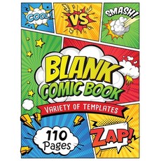 (영문도서) Blank Comic Book: Draw Your own Comics And Create The Best Stories Paperback, Fairyland Books, English, 9781998058259