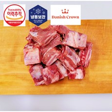 [세자매미트/당일발송] 수입산 송아지 갈비 부드러운 절단갈비 갈비탕 찜용 3~5cm 1kg, 1개