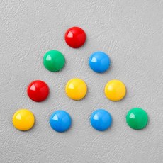 강력고정자석 원형 칠판자석홀더 색상혼합 10개입 2cm 자석칠판 자석칠판 학교자석 자석화이트보드 학교 가정용자석 메모자석 안내문고정 메모고정 강력고정자석