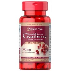 퓨리탄스프라이드 크랜베리 500mg 원어데이 캡슐 Puritans Pride Cranberry, 60정, 1개