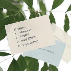 온지니아 점착메모지 친환경핑크 51x76 100매
