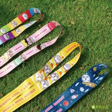 青青文具 CP-214 長版證件繩-好想兔 好好逛文具小舖, 1個, 外太空