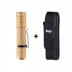WUBEN C3 휴대용 야외 손전등 1200루멘 Type-C 충전식 EDC 방수 Troch 캠핑 사냥을 위한 18650 배터리 포함, [02] C3 Add Holster, 1개, 6)Khaki Add Holster