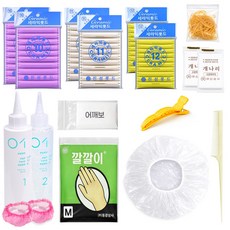 오라이브 할머니펌 셀프 파마 세트 10 11 12호 2개씩, 1세트, 혼합