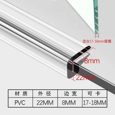 密封條玻璃包邊不鏽鋼型橡膠包邊條橡膠條塑膠包邊條型膠條, 1個, 包 17-18毫米 使用,1米