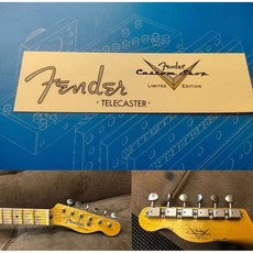 펜더 커스텀 샵 일렉트릭 기타 헤드 로고 워터 트랜스퍼 프린팅 스티커 TELE54 에 적합 . 2337019