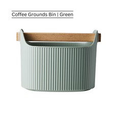 커피 찌꺼기 넉킹 박스 핸들 커피 찌꺼기 통 보관함 커피 핸들 액세서리 도구, Green B