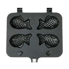 구떼 붕어빵팬(4구) 180x145x37mm, 1개