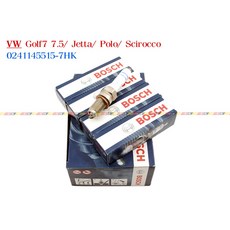 BOSCH 雙鉑金火星塞 適用於 VW Golf 7 7.5 Jetta Polo Scirocco, 1個, 0241145515