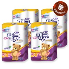 땡큐 프리미엄 3겹 데코 화장지, 15m, 30롤, 4개