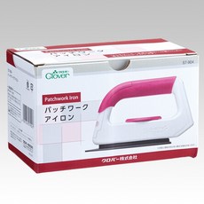 可樂牌Clover日本原廠拼布用小燙斗，迷你拼布熨斗，附兩用收納袋，輕巧便攜, 1個, 57-904: 拼布用燙斗