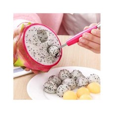 아이스크림 화채 디저트 플레이팅 원형 숟가락