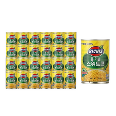 리치스 홀 커널 옥수수 스위트콘, 24개, 425g