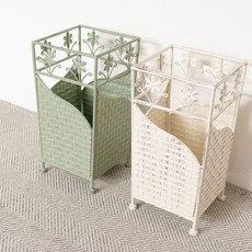 라탄무늬 우산꽂이 우산보관함 사무실우산꽂이 카페우산꽂이, 아이보리