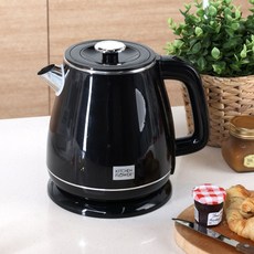 뜨겁지 않은 이중 포트! 키친플라워 전기포트 KEK-1825 스테인레스 1.8L