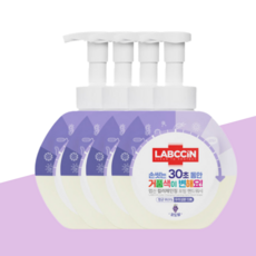 총 2000ml 대용량 랩신 컬러체인지 핸드워시 포도향 500ml 4팩 묶음구성, 4개
