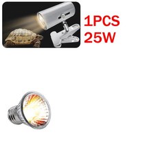 발열전구 온열 열등 파충류 램프 UVA UVB 30 반려동물 열 거북이 베이킹 UV 전구 양서류 도마뱀 온도 25 W 50 75W 1-3개, 25w 1pc