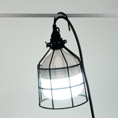 툴리버 LED 전구 작업등 소모갈 26B 50W 10M 철망 고리 세트, 1세트, 주광색