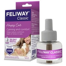 FELIWAY 經典貓咪費洛蒙補充瓶 48ml，幫助貓咪適應環境，維持情緒穩定，營造安心氛圍, 48ml, 緩解壓力/穩定性/注意力管理, 1瓶