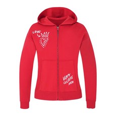 까스텔바작 여성 자수 포인트 지퍼 후드 가디건 BGCFSJ504RE