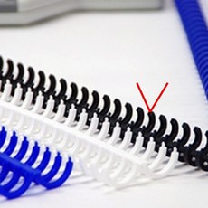 클릭링 12mm 블랙 50P 서류링 셀프제본