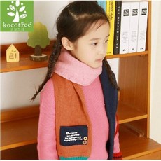 【韓風童品】糖果色兒童毛線圍巾/男女童保暖圍巾 鈕扣針織毛線圍脖