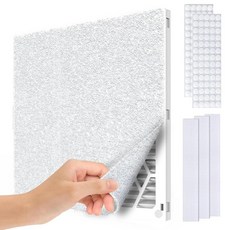 WAWINY 에어 벤트 필터 키트 - 50.8 x 228.6cm(20 90인치) 소재에 맞게 절단 MERV 8 정전기 미디어 롤 홈 플로어 천장 AC HVAC RVC, 20" x 90"