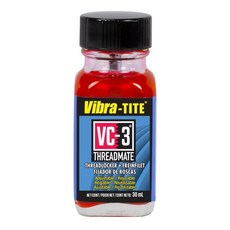 Vibra-TITE 213 VC-3 스레드메이트 쓰레드락커 -65 165도 5mL 튜브 빨간색, 30 milliliters, VC-3 Threadmate