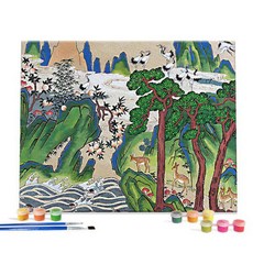 아트박스/아이러브페인팅 DIY 명화 그림그리기 세트 십장생도1 40x50, 없음, 1개