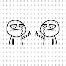 키키카카 오토바이 바이크 귀여운 캐릭터 스티커, 1개, 검정 무광 시트지 M