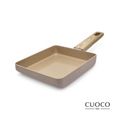 CUOCO 北歐系列粉紅佳人IH陶瓷不沾玉子燒鍋18x15cm, 1個