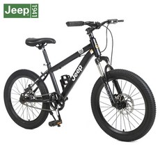 [포레버] 해왜구매대행 지프어린이 자전거 7단변속 20인치 22인치 일체형휠 주니어자전거 [국내배송 착불], 일반휠변속없음, D블랙, 1개