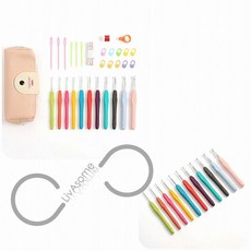 코바늘 손뜨개 6종세트 뜨개실바늘 코바늘세트