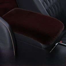 Knonip 여성용 남성용 자동차 센터 콘솔 커버 30 x 20cm(11.8 7.8인치) 자동 팔걸이 프로텍터 부드럽고 편안한 액세서리 차량용 범용 (커피)_176274, 커피_176274