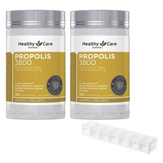 헬시케어 프로폴리스 드라이 엑스트렉트 3800mg 소프트캡슐 + ITS NEATS 7칸 약통, 400정, 1개
