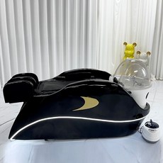 샴푸 안마의자 고급 전동 헤드스파 샴푸대 미용실 머리감는 의자 두피관리실 마사지 베드, B형세라믹바디마사지실리콘받침물순환훈증, FREE