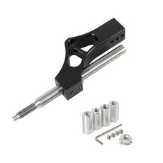 범용 알루미늄 변속 노브 익스텐더 높이 조절 레버 기어 시프터, [06] Black, 1개