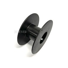 플라스틱 보빈 PVC 미니 보빈 미싱 실패 납 실납 전선 정리용, 1개, 중(블랙)