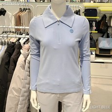 엘르골프 (6I85202 801) 2022 여성 겨울 소매 레터링 반집업 티셔츠 2801061