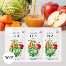 국내산 사과 당근 양배추 갈아만든 무첨가물 클렌즈주스 야채과일주스, 90개, 100ml