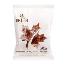 Brien 메이플 캔디 90g 1팩 Brien Maple Candy | Hard Candy Maple Drops | Vegan Gluten Free Contains, 1개