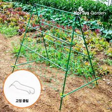호르투스가든 DIY 식물 지지대 텃밭 오이 지주대 자재 직경 11mm 토마토 넝쿨 화분 지지대, 고정 클립