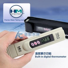 HM DIGITAL TDS-3型導電度測試筆, 1個