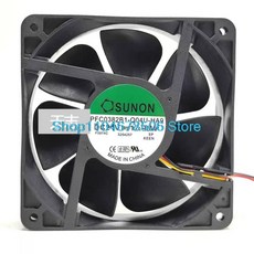 호환 PFC0382B1-Q04U-HA9 24V 17.96W 12CM 인버터 냉각 팬용, 01 3lines