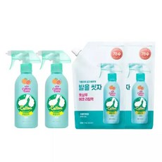 온더바디 발을씻자 코튼풋샴푸 자몽 385ml 2개 + 리필 500ml 자몽2개, 1개, 개입