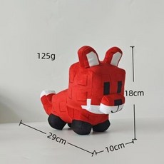 게임 그로우어 가든 Grow A Garden Roblox 시바견 붉은 여우 라쿤 인형 봉제인형 선물, 25cm140g