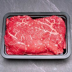 투쁠 1++ 한우 설도살 200g 냉장 슬라이스 샤브샤브 저지방 헬스고기 소포장 200g, 200g(투쁠한우설도살슬라이스), 1개, 200mg